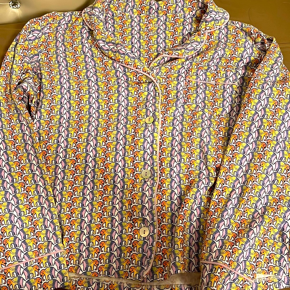 Tie Dye Daze Long Sleeve Polo Pajamas